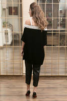 Picture of off shoulders pearl encrusted velvet