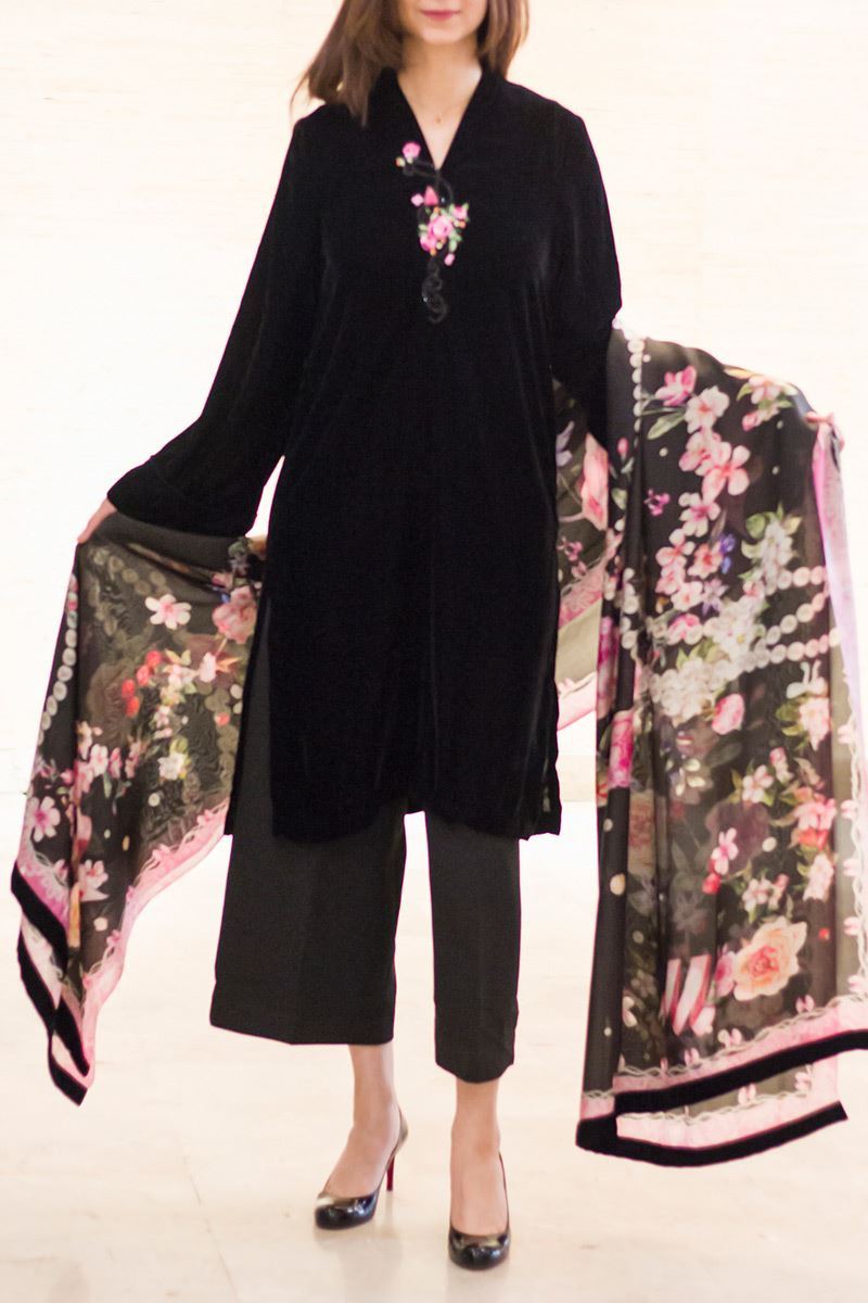 Picture of Ribbon lace velvet