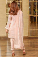 Picture of Trellis organza pink