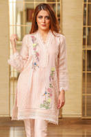 Picture of Trellis organza pink