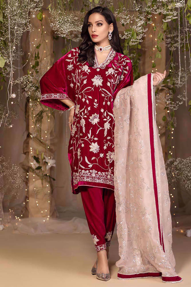 Picture of Red Chrysanthemum with Pants