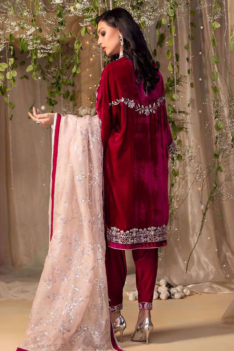 Red Chrysanthemum with Pants