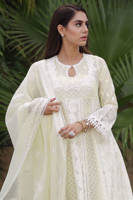 Picture of Chikankari angarkha with dupatta