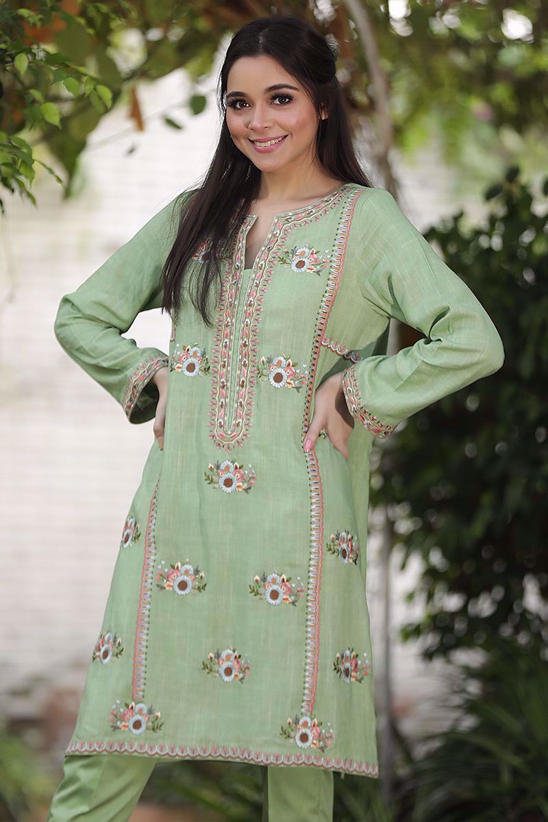 Picture of Blue Daisies - Mint