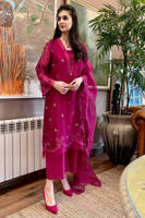 Picture of Multi Bow Long Magenta