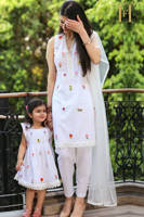 Picture of White Daisy Frock