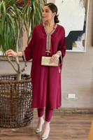 Picture of Crystal Pearl with Pants - Maroon