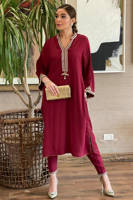 Picture of Crystal Pearl with Pants - Maroon
