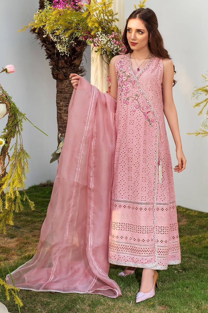 Picture of Pink Angrakha Chikan