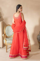 Picture of Coral Rose With Pants and Dupatta