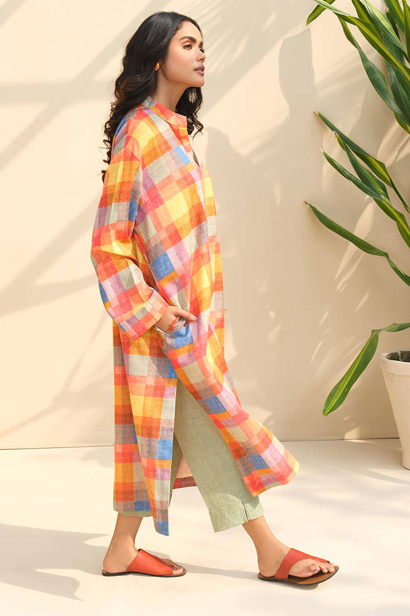 Picture of Check Print Khaddar