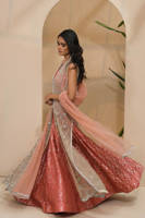 Picture of Frosty Gown with Lehenga and Dupatta
