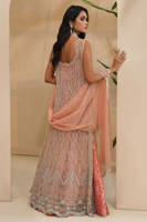Picture of Frosty Gown with Lehenga and Dupatta