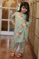 Picture of Aqua Floral with Pants Kid