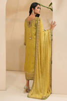 Picture of Mehndi Gold With Dupatta And Pants