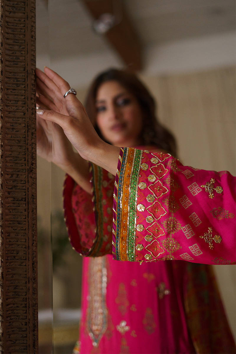 Picture of Crimson Festive With Dupatta And Pants