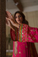 Picture of Crimson Festive With Dupatta And Pants