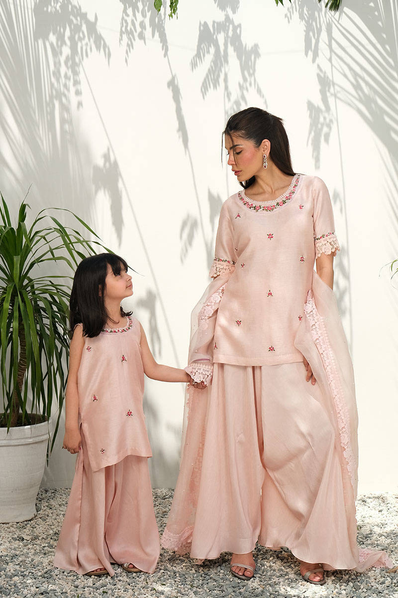 Picture of Pink Silk Floral Kid