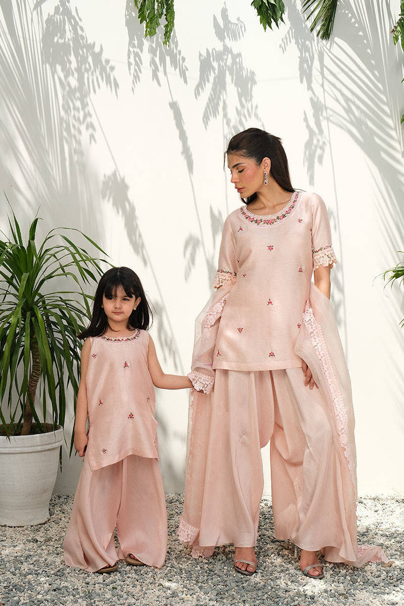 Picture of Pink Silk Floral Kid