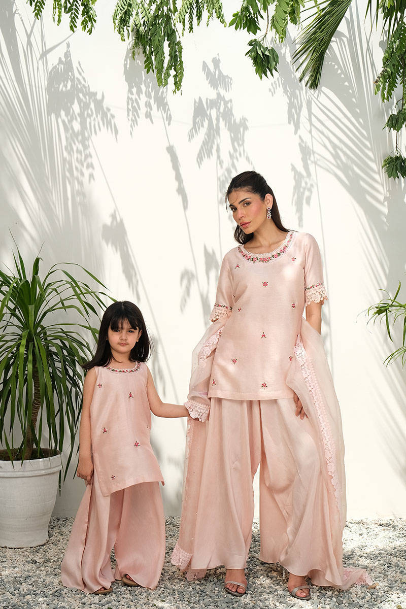 Picture of Pink Silk Floral Kid