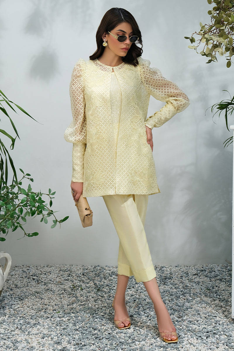 Picture of Lemon Rose Jacket With Pants