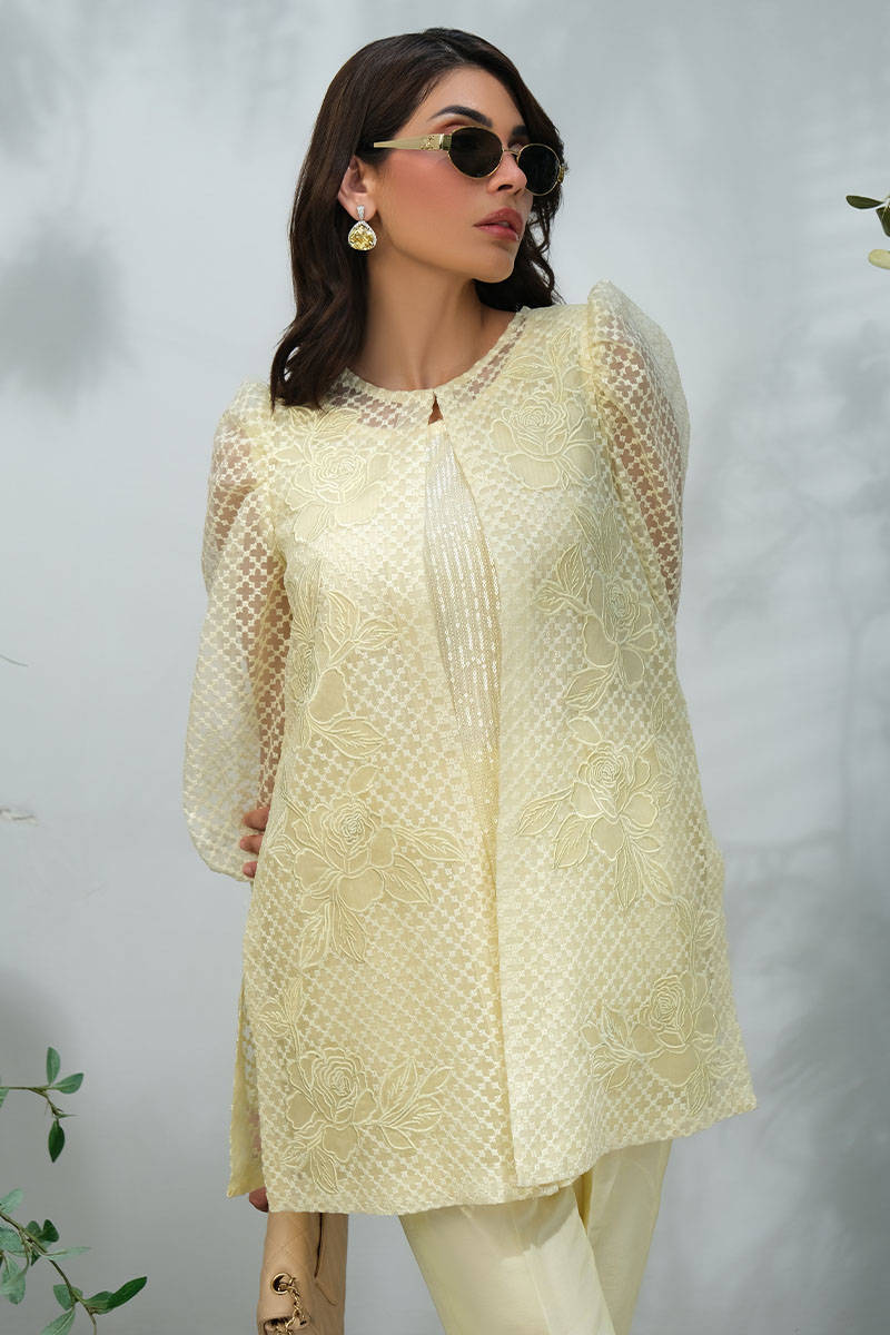 Picture of Lemon Rose Jacket With Pants