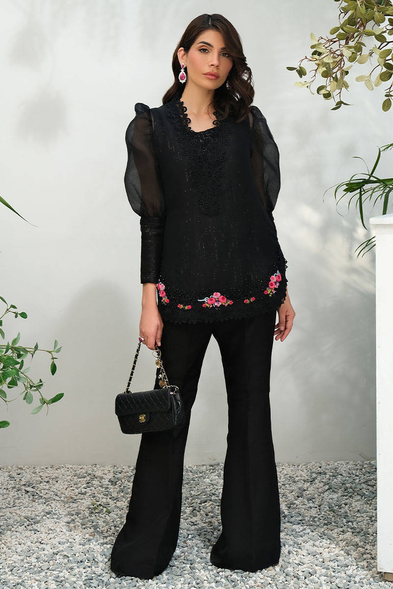 Picture of Black Sparkle Rose With Pants