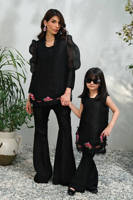 Picture of Black Sparkle Rose With Pants