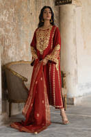 Picture of Rust Gotta With Pant And Dupatta