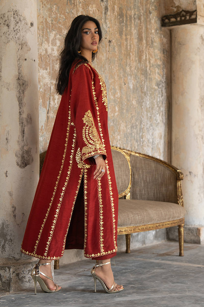 Picture of Rust Gotta With Pant And Dupatta