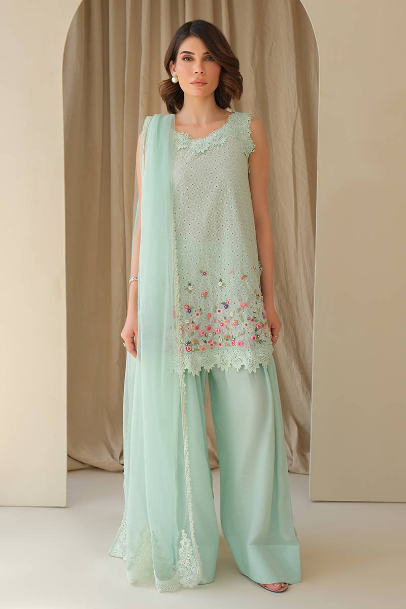 Picture of Aqua June with Dupatta and Shalwar