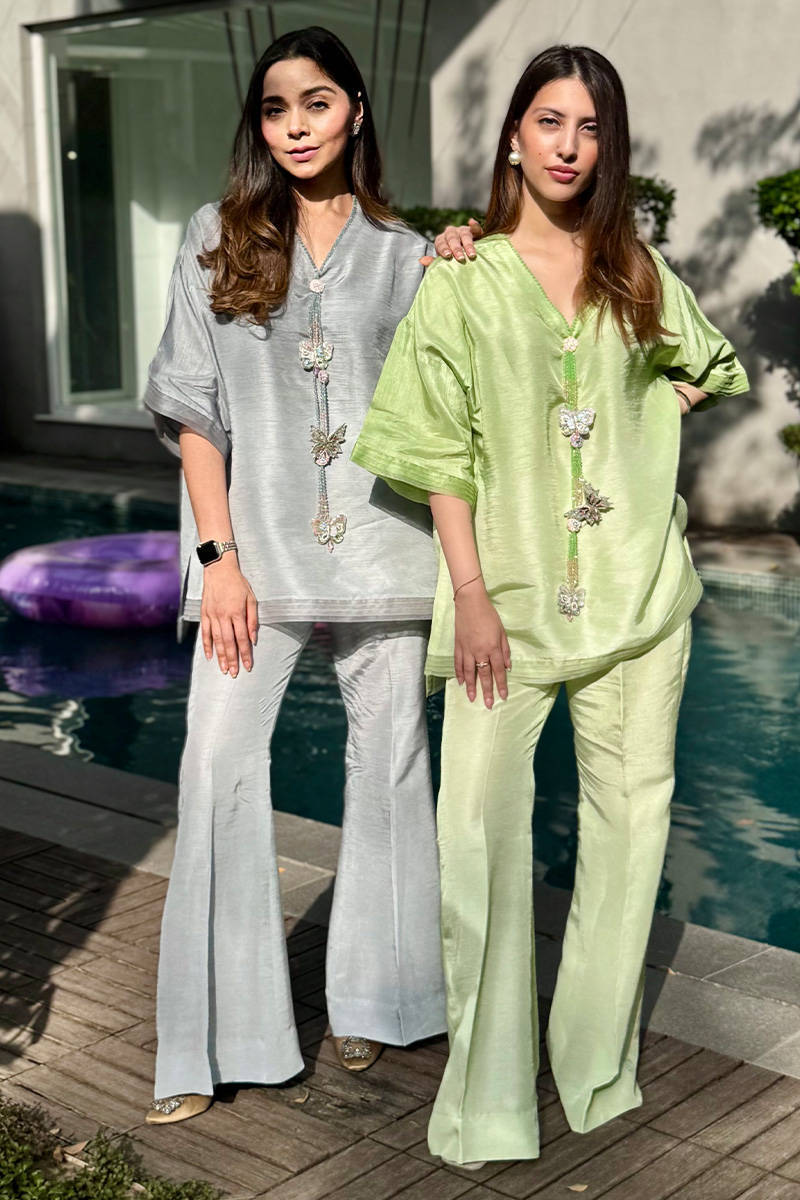 Picture of Green Butterfly Coord Set