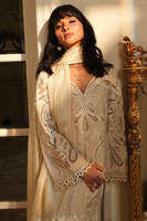 Picture of Creme With Pants And Dupatta
