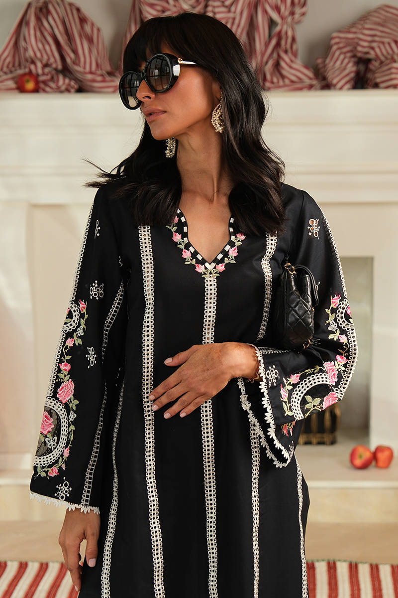 Picture of Black Rose Shirt with Pants