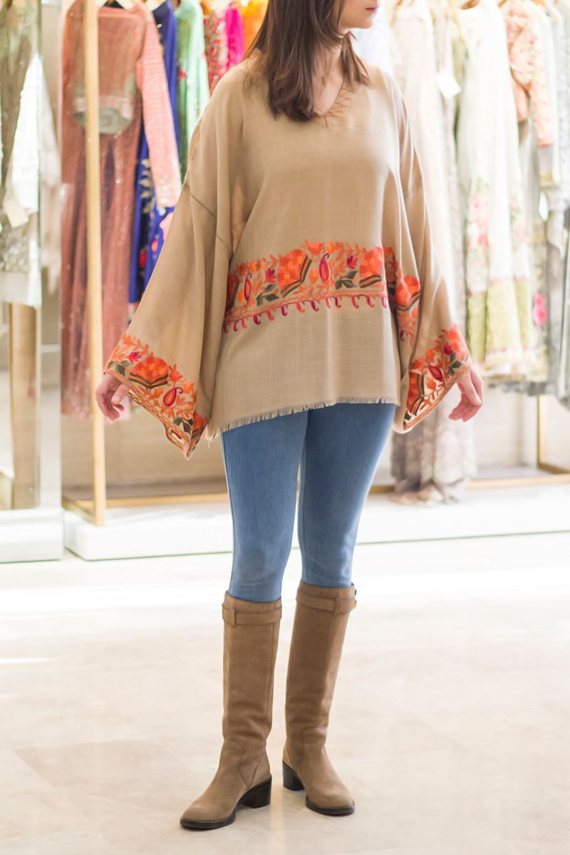 Picture of Shawl shirt (fawn)