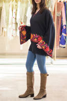 Picture of Shawl shirt (black)