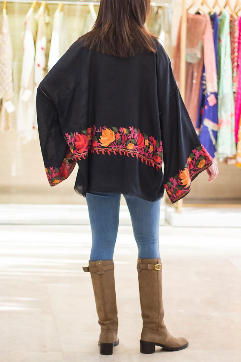 Picture of Shawl shirt (black)