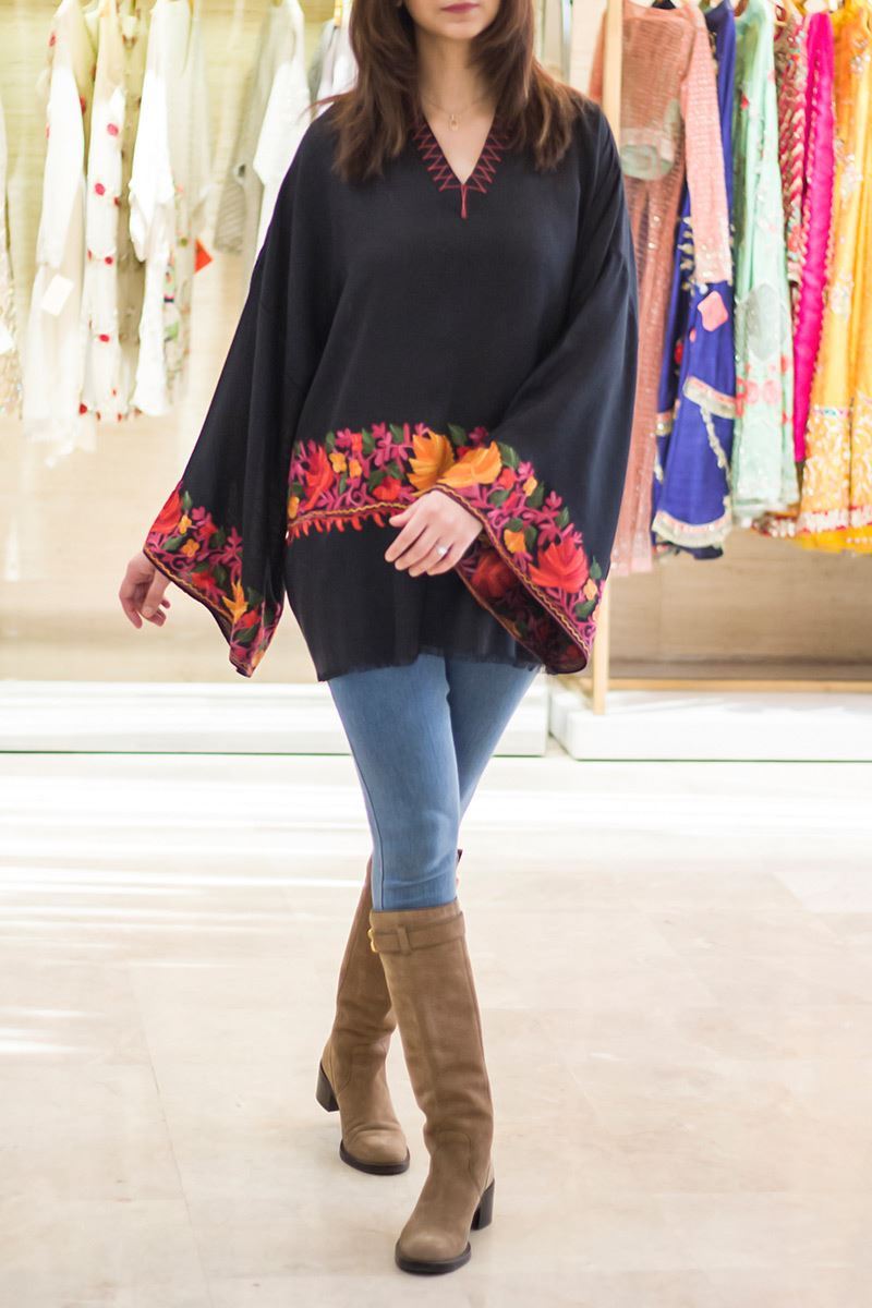 Picture of Shawl shirt (black)