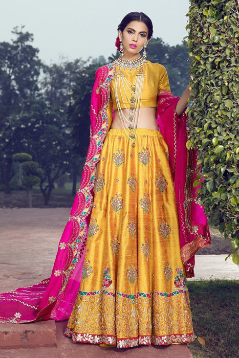 Marigold lehnga