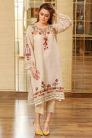 Picture of Floral aztec jute