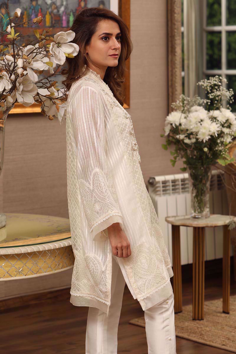 Picture of Pearl twist - white