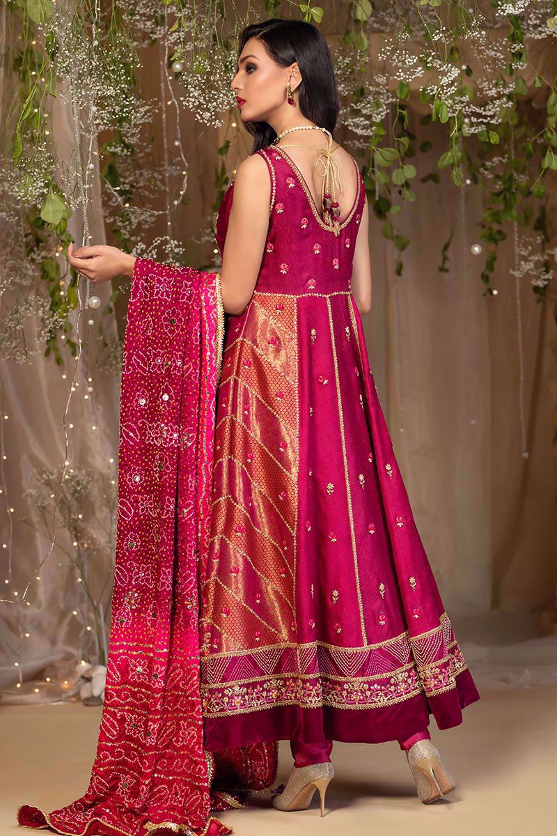 Picture of Crimson peshwas with pants