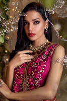 Picture of Crimson peshwas with pants