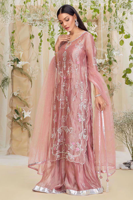 Frosty silver on tissue