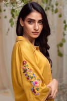 Picture of Collar shirt with laser and embroidery