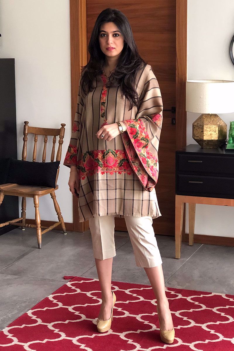 Picture of Stripe Shawl Shirt