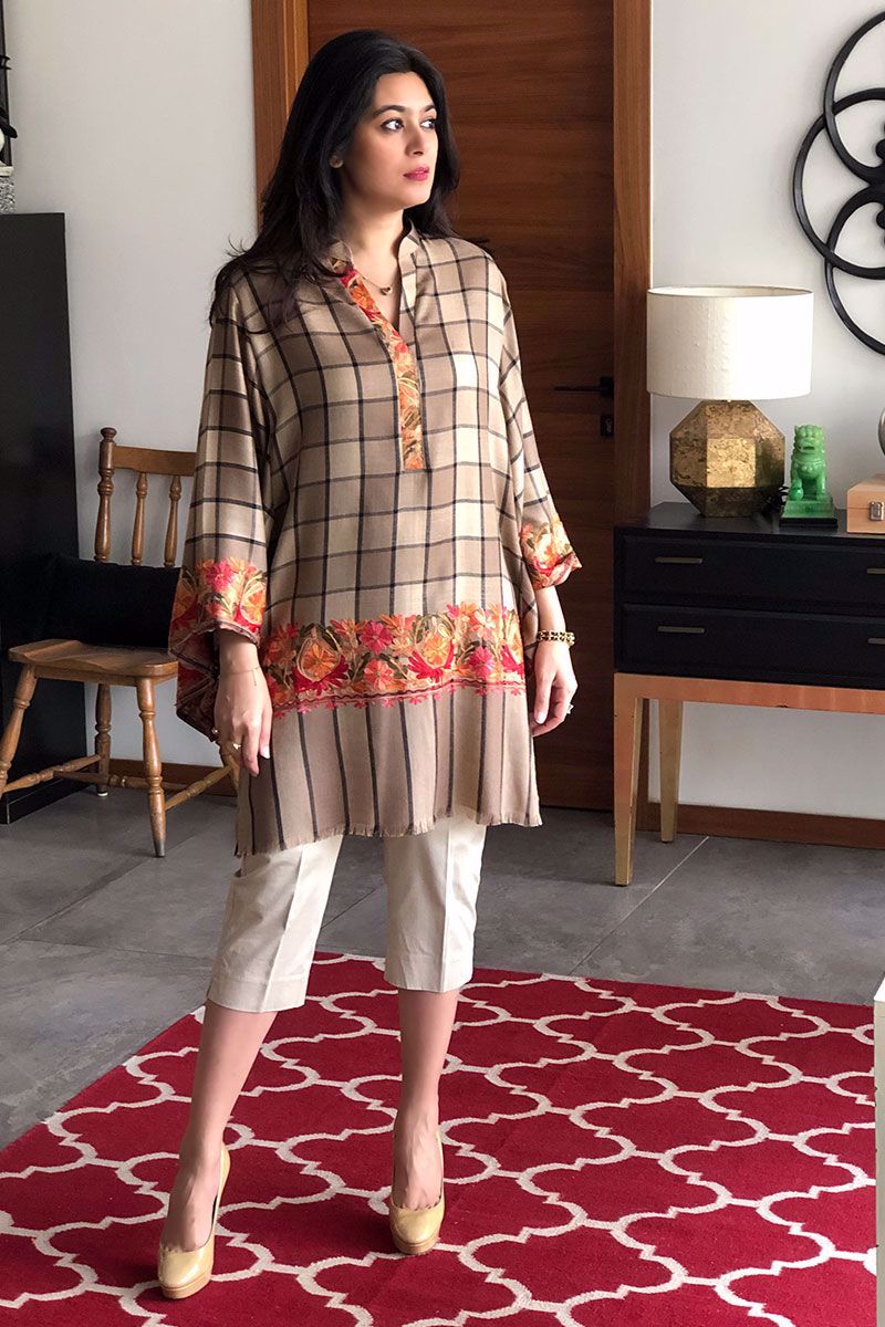 Picture of Check Shawl Shirt