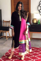 Picture of Plain Velvet Kaftan