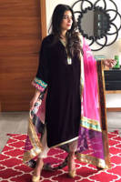 Picture of Plain Velvet Kaftan