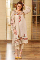 Picture of Floral aztec jute with slip